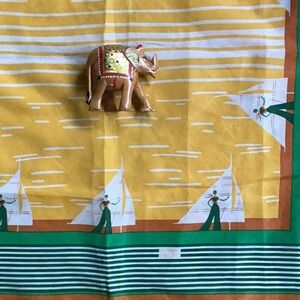 ⛵ Robinson Golluber Sailboat ⛵ Fashionista SCARF VINTAGE 21"  SQUARE